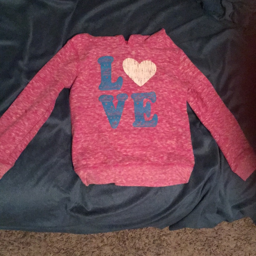 Pink love sweatshirt